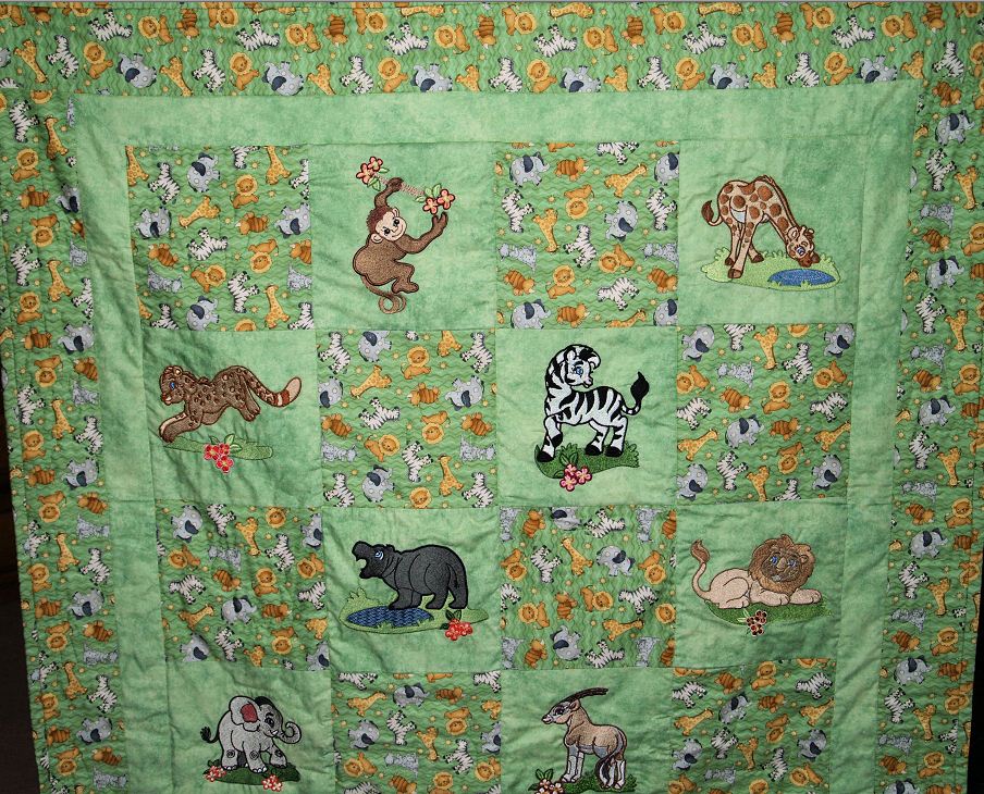 African Animals Quilt